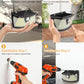 Aootek New Solar Motion Sensor Lights 120 LEDs with Lights Reflector,270° Wide Angle, IP65 Waterproof, Step Lights for Front Door, Yard, Garage, Deck (Black, Daylight White, 6-Pack)