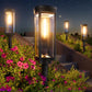 BITPOTT Bright Solar Pathway Lights Outdoor, 8 Pack Solar Powered Garden Lights Waterproof IP65, Auto On/Off Outdoor Light for Lawn Patio Walkway Driveway Decor Landscape Lighting