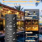 Outdoor String Lights Patio LED - Light Outside 50Ft 15M Waterproof Remote Dimmable S14 Porch Lighting Edison Plastic Bulb Pergola Hanging Balcony Connectable Backyard Yard Gazebo Party Garden Bistro