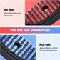 Rechargeable Electric Hair Growth Comb with Steam Spray & Red/Blue LED Therapy – Scalp Massage Anti Hair Fall Brush with 3 Vibration Modes