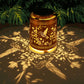 Hummingbird Solar Lanterns Garden Decor Birthday Gifts for Women Mon Grandma Metal Hanging Solar Lights Waterproof Outdoor Decoration for Outside LED Lanterns for Yard Patio Lawn Pathway Landscape