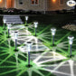 Eyrosa Solar Outdoor Lights, 10 Pack Waterproof Stainless Steel Solar Stake Lights for Pathway Garden Yard Path Walkway Driveway Lawn Patio Outside Decor, Cool White
