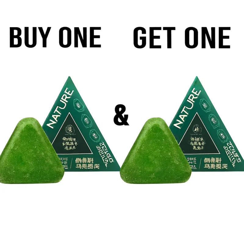 Nature Seven Green Tea Cas Bar Featuring Platycladus Orientalis Leaf And Wusiman Grass Extract Hair Care Shampoo Soap