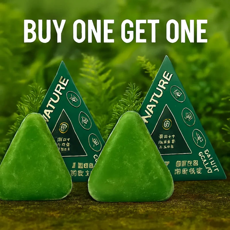 Nature Seven Green Tea Cas Bar Featuring Platycladus Orientalis Leaf And Wusiman Grass Extract Hair Care Shampoo Soap